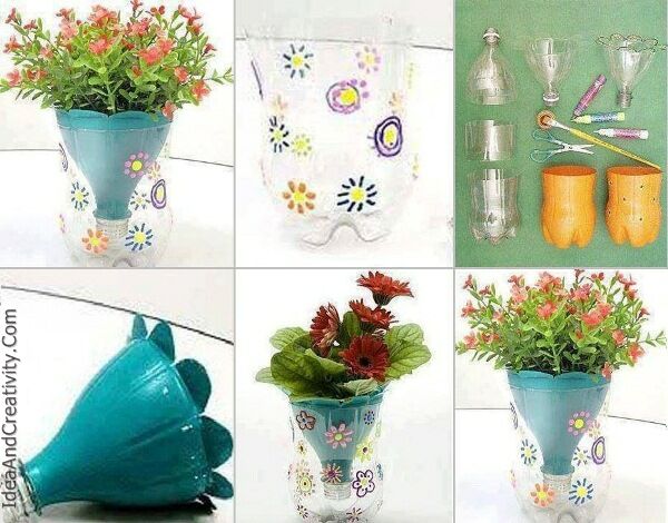 flowers-pot-made-from-plastic-bottles