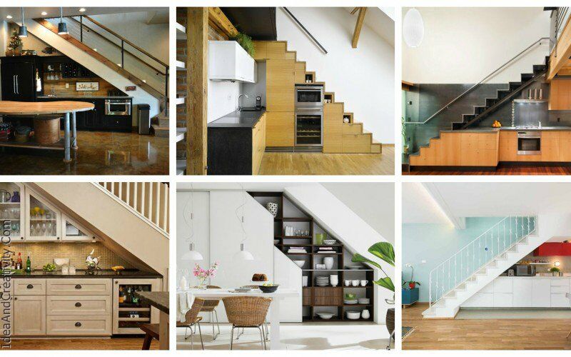 ایده های بسیار جالب برای استفاده از فضای زیر پله ها در داخل خانه
